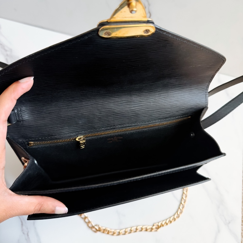 LV Epi Dragonne Sellier leather clutch as crossbody - Picture 11 of 16